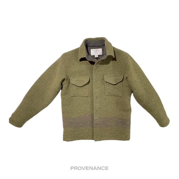 🔴 Filson Wool Jac-Shirt Jacquard CCC - Olive XS - Picture 1 of 15